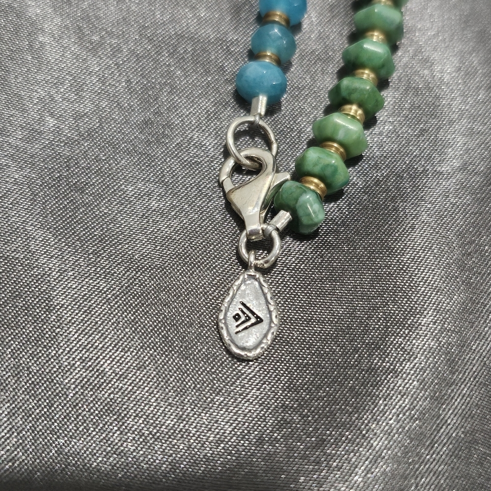 Silpada Sterling Silver 925 Santa Marta Multi-Stone Necklace - Picture 7 of 10